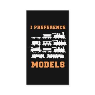 Railroad Train Lover I preference Models