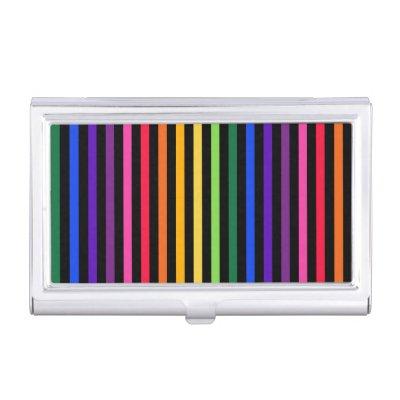 Rainbow and black stripes  case
