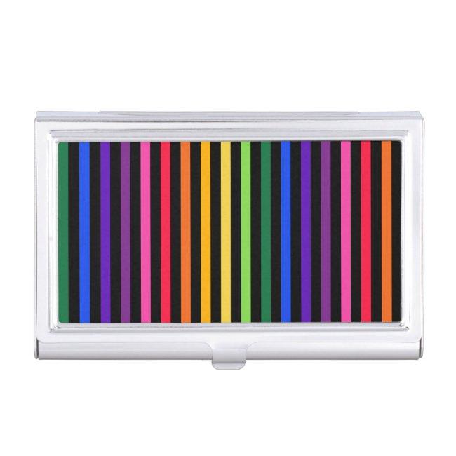 Rainbow and black stripes case