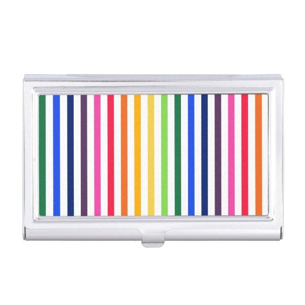 Rainbow and white stripes  case