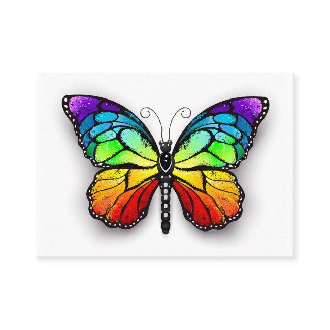 Rainbow butterfly Monarch