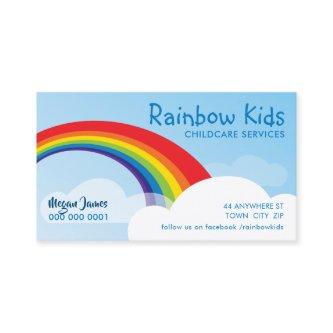 RAINBOW colorful bold modern illustration