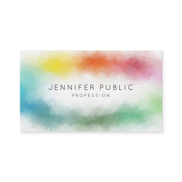 Rainbow Colors Modern Colorful Abstract Template