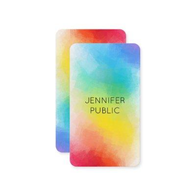 Rainbow Colors Modern Colorful Elegant Template
