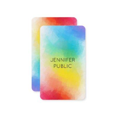 Rainbow Colors Template Modern Colorful Elegant