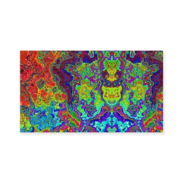 Rainbow Fantasy Marble Stone Colorful