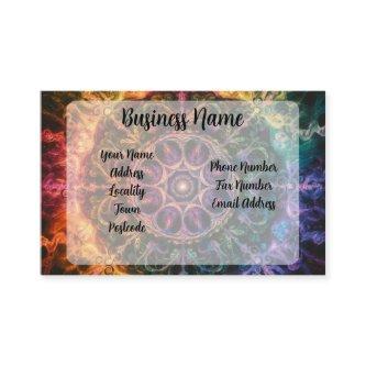 Rainbow Fire Abstract Art Design