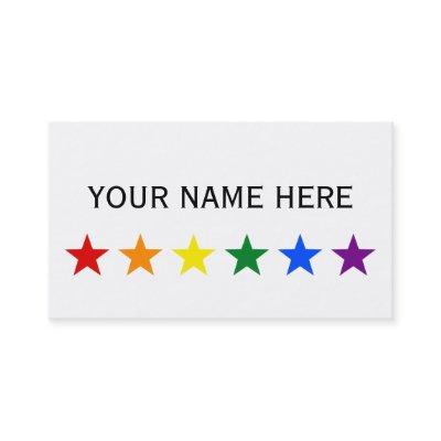 RAINBOW FLAG STARS + your ideas