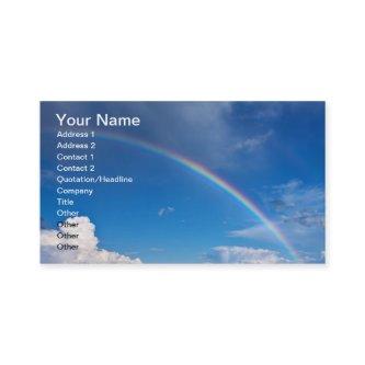 Rainbow in a Blue Sky