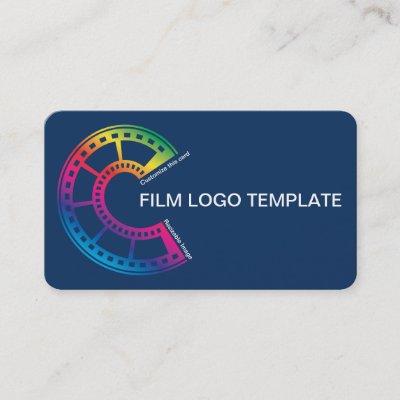Rainbow Logo Simple Media Film Strip
