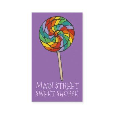 Rainbow Lolly Lollipop Candy Sweet Shop Shoppe