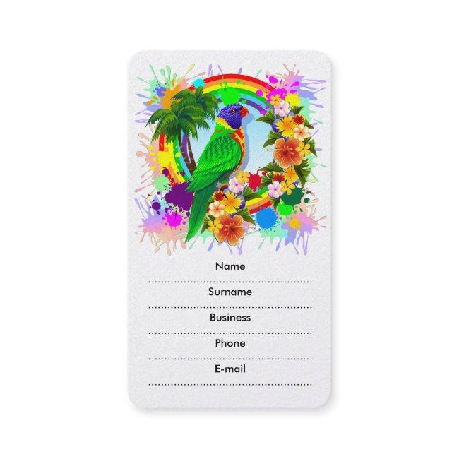 Rainbow Lorikeet Parrot