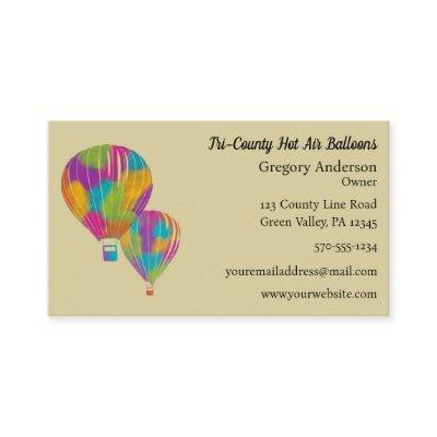 Rainbow Painted Hot Air Balloons Custom