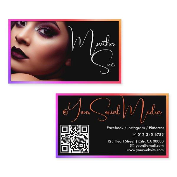Rainbow Pink Photo Image Modern Influencer Model