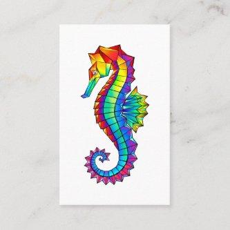 Rainbow Polygonal Seahorse