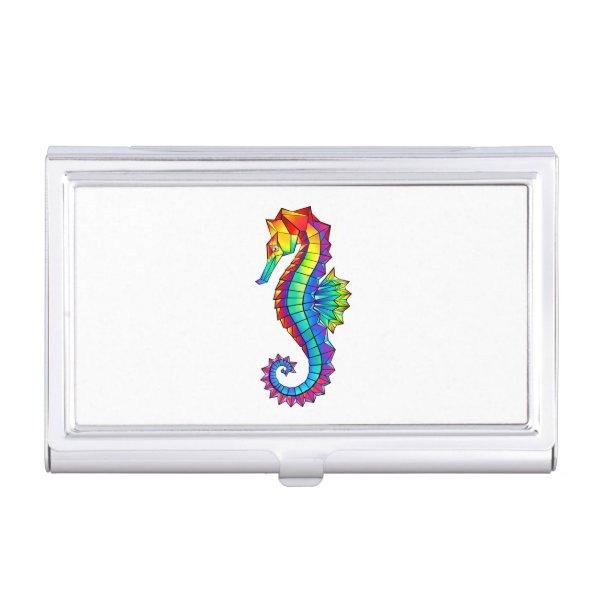 Rainbow Polygonal Seahorse  Case