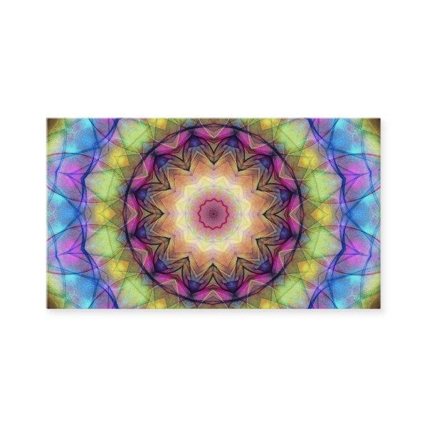 Rainbow stained Glass