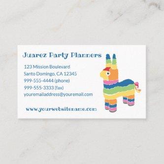 Rainbow Striped Pinata Party Planners