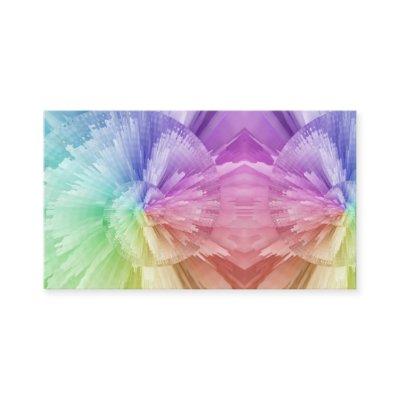Rainbow Tie Dye Feathers Colorful