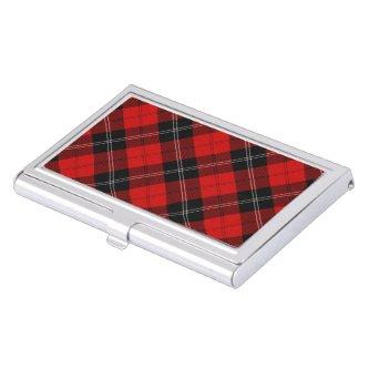 Ramsay tartan red black plaid  case