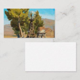 Ranch Windmill, Carson, Nevada by Maynard Dixon