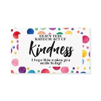 Random act of kindness spread love not hate