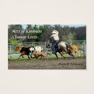 Random Acts of Kindness Cards - Cowboy Roundup