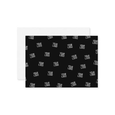 Randomly Arranged Design, Business Logo or Image Enclosure Card