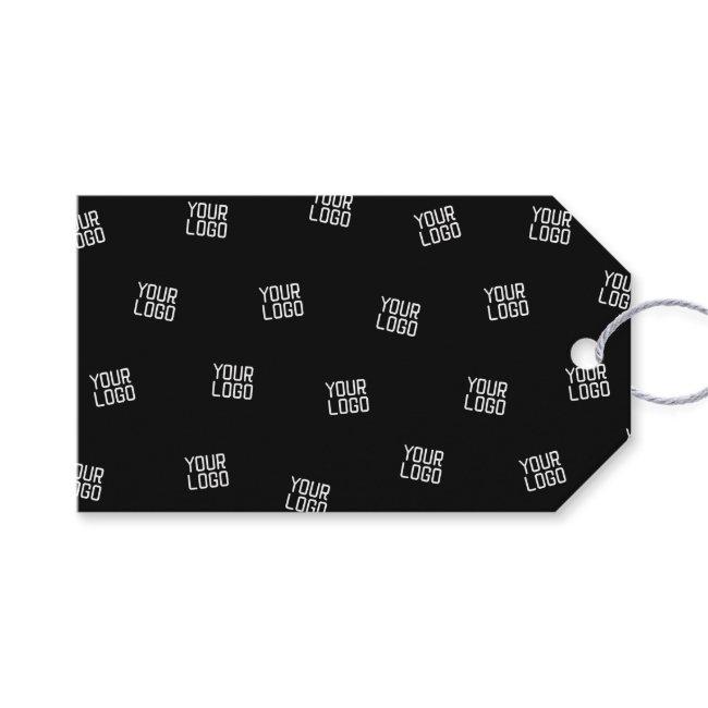Randomly Arranged Design, Business Logo or Image Gift Tags