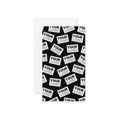 Randomly Placed Look for Your Logo or Any Photo Enclosure Card