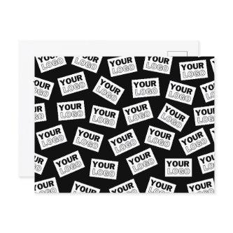 Randomly Placed Look for Your Logo or Any Photo Postcard