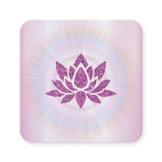 *~* Rays Reiki Energy Healing Lotus MAGENTA Square