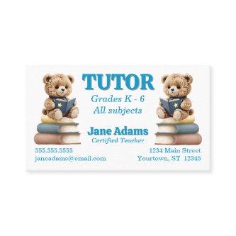 Reading Bears Teacher Tutor School Daycare
