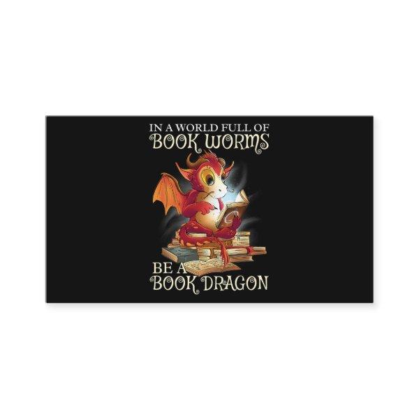 Reading Lover Library Book Lover Dragon Bookworm