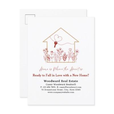 Ready to Fall in Love? | Realtor Promotional Home  Postcard
