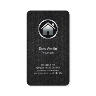 Real Estate Agent House Black Grunge