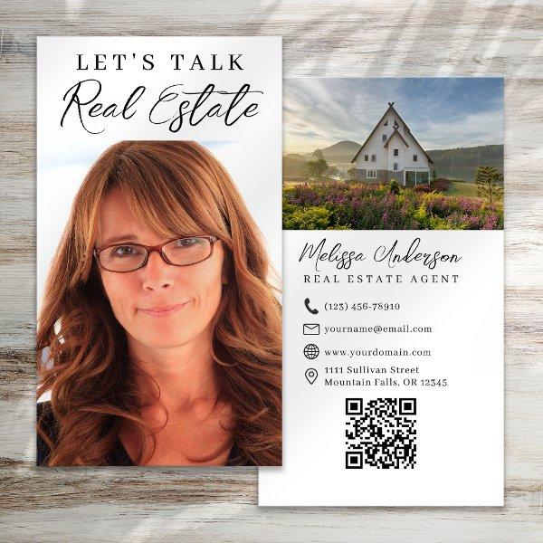 Real Estate Agent Photo QR Code