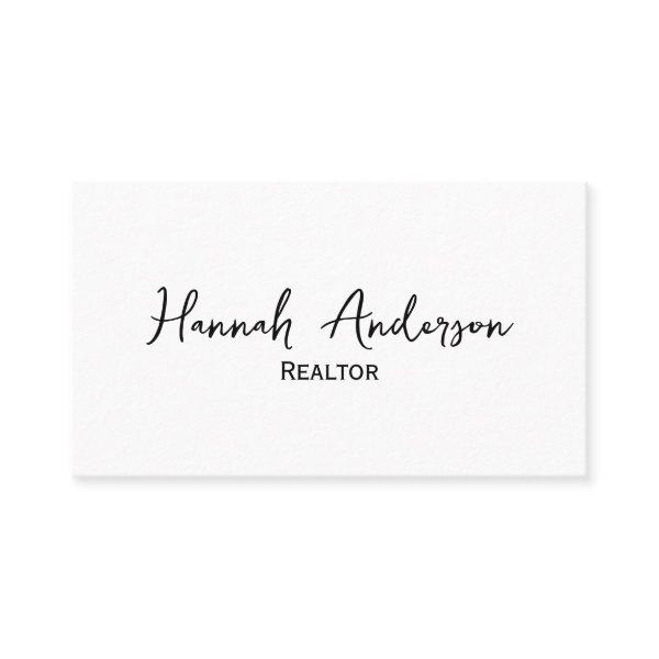 Real Estate Agent Professional Simple Script