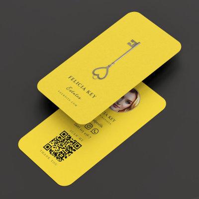Real Estate Agent Realtor Photo Yellow Key