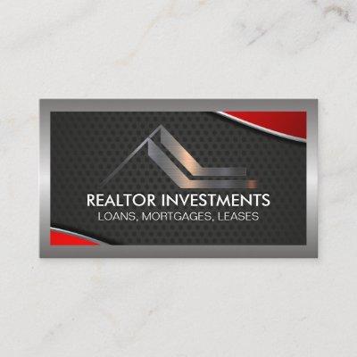Real Estate Agent | Red Metallic | Borders Busines