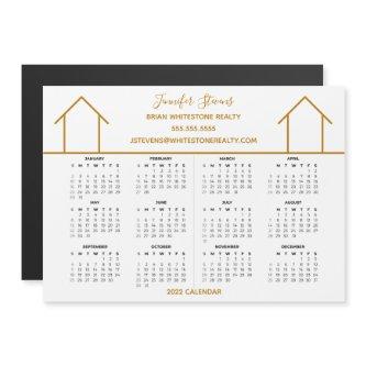 Real Estate Company Custom Gold 2022 Calendar