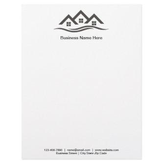 Real Estate Editable Online Letterhead Template