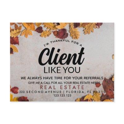 real estate FALL referrals Announcement