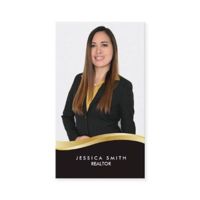 Real Estate gold swoosh