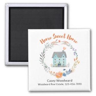 Real Estate Home Sweet Home Budget Promotional  Magnet