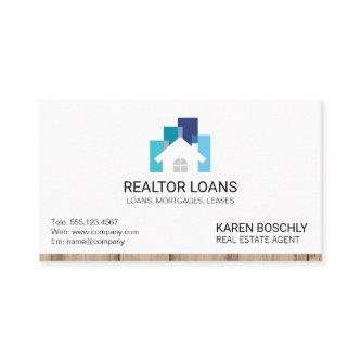 Real Estate | House Icon Wood Trim
