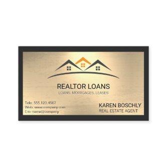 Real Estate | Metallic Background with Border