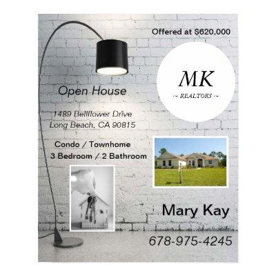 Real Estate Open House Card - Invitations Flyer Poster