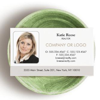 Real Estate Professional Add Photo and Logo