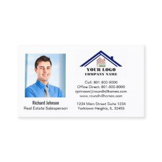 Real Estate Professional Add Photo Logo QR Code